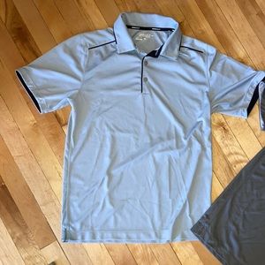 2 nike mens golf shirts!